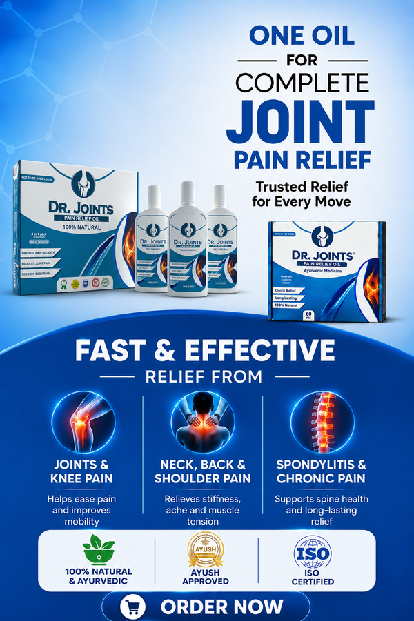The Best Ayurvedic Joint pain & Muscle pain Oil | Dr.Joints